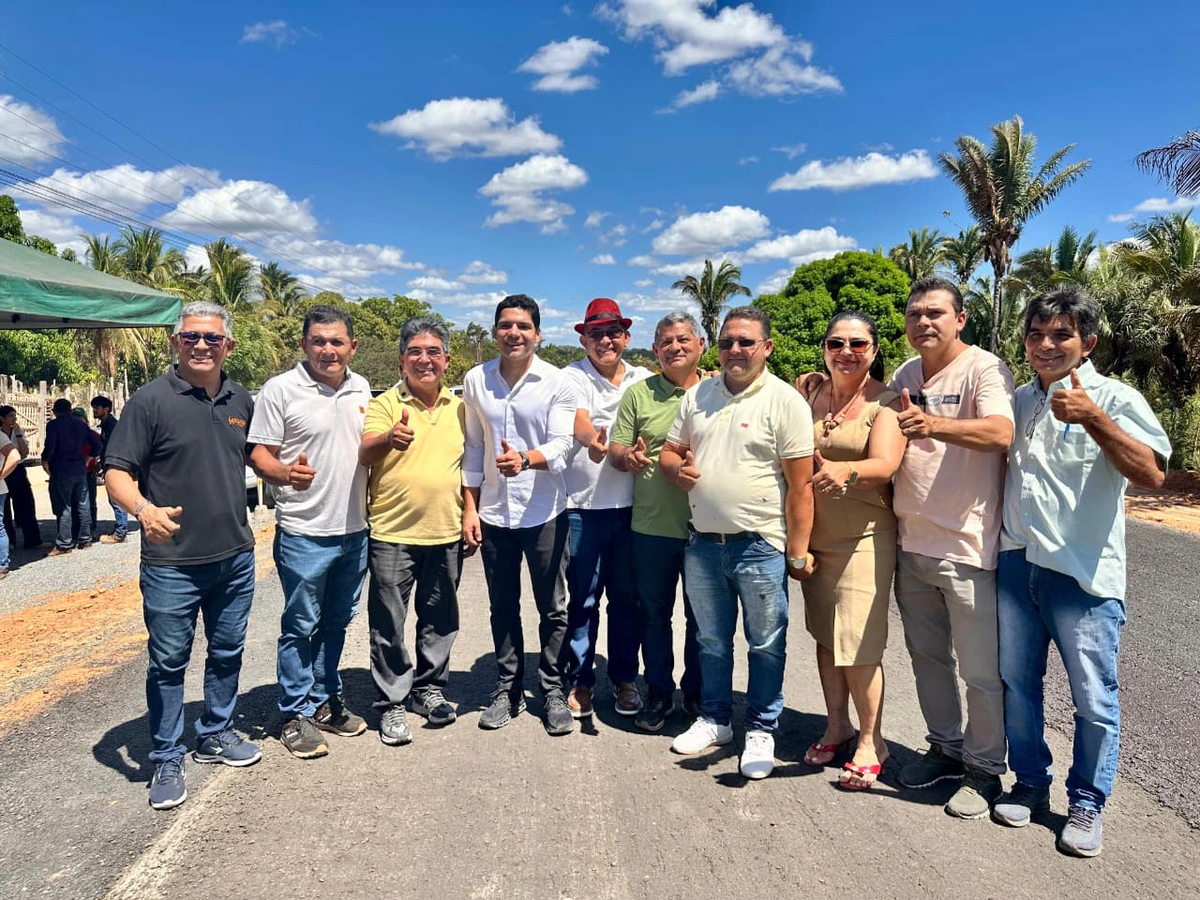 Prefeito Abdoral Melo acompanha visita técnica do Diretor do DER, Leonardo Sobral
