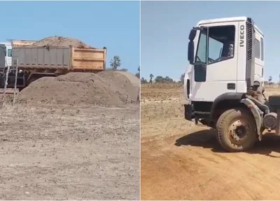 Prefeito de São João da Serra é acusado de ceder caminhão da prefeitura em obra estadual