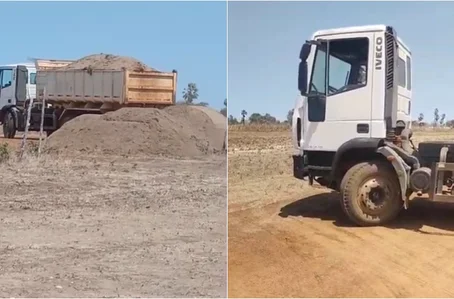 Prefeito de São João da Serra é acusado de ceder caminhão da prefeitura em obra estadual