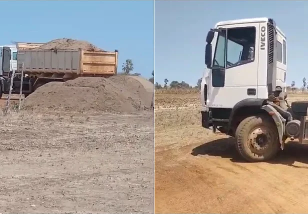 Prefeito de São João da Serra é acusado de ceder caminhão da prefeitura em obra estadual