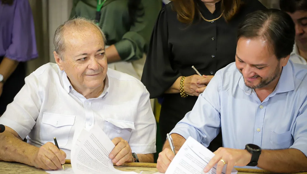 Prefeito Sílvio Mendes e presidente da Equatorial Piauí Humberto Soares