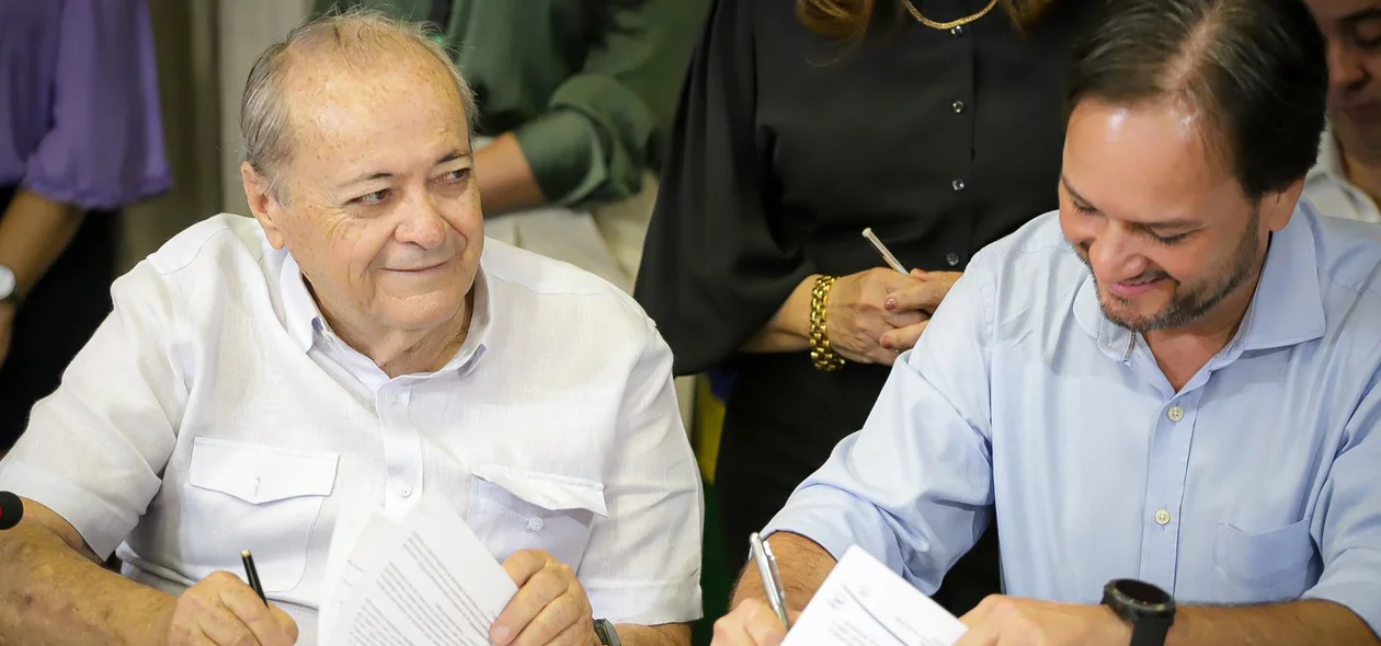 Prefeito Sílvio Mendes e presidente da Equatorial Piauí Humberto Soares