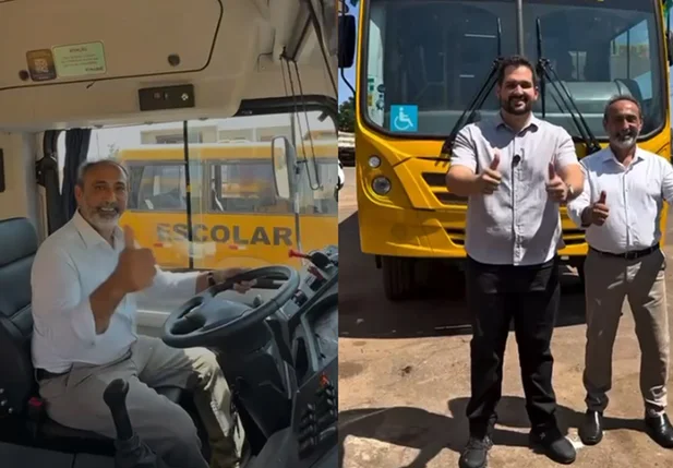 Prefeitura de Santo Antônio de Lisboa adquire novos ônibus escolares