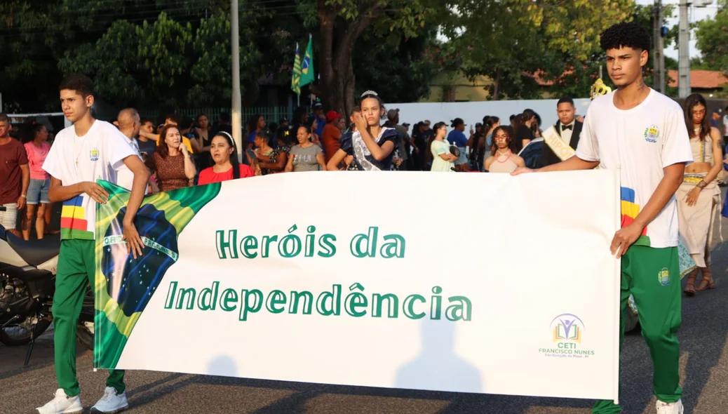 Prefeitura de São Gonçalo do Piauí promove desfile cívico