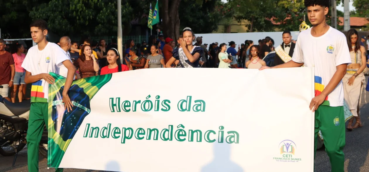 Prefeitura de São Gonçalo do Piauí promove desfile cívico