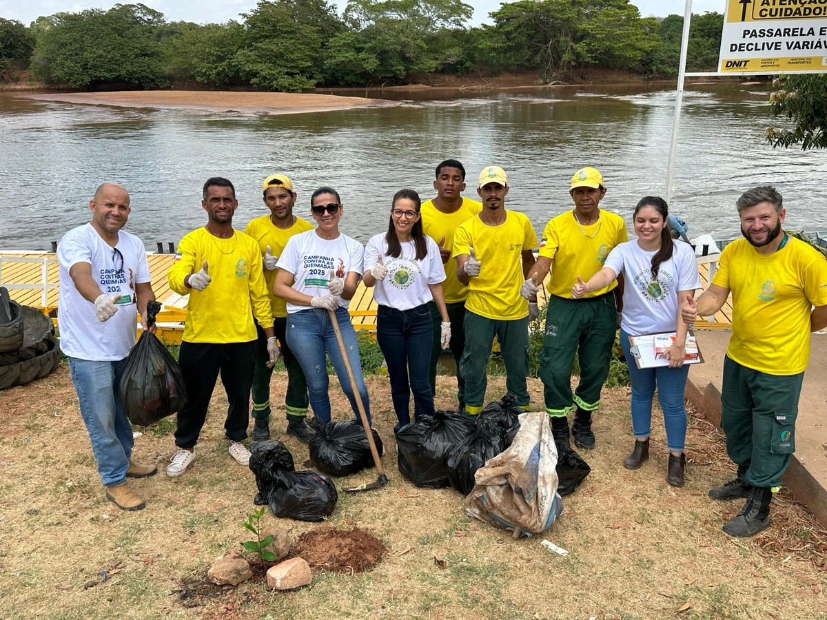 Prefeitura de Uruçuí em ação de limpeza