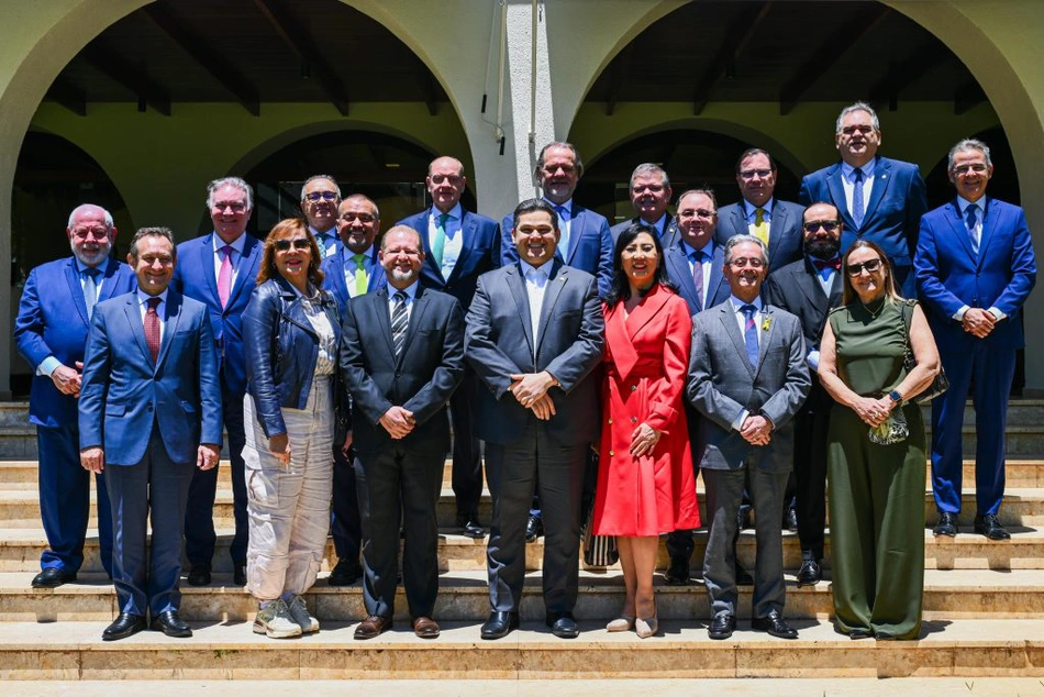 Presidente do Tribunal de Justiça do Piauí em reunião com Davi Alcolumbre