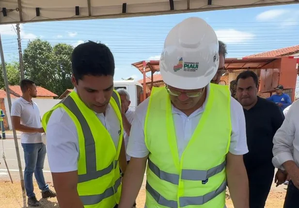 Rafael Fonteles e Leo Sobral visitam obras