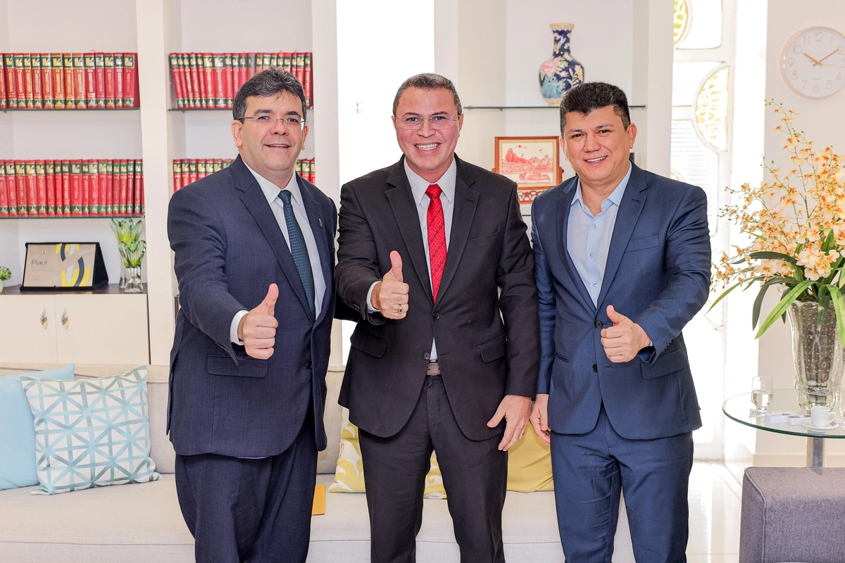 Rafael Fonteles, Gustavo de Carvalho e Rubens Vieira