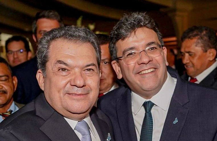 Rafael Fonteles prestigia posse de Carlos Brandão no STJ