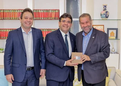 Rafael Fonteles recebe Carlos Lupi