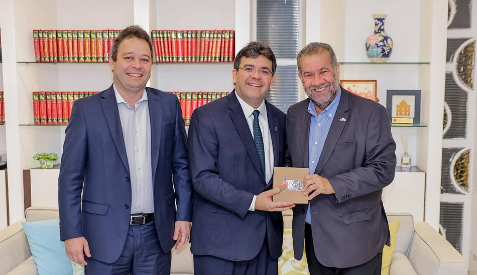 Rafael Fonteles recebe Carlos Lupi