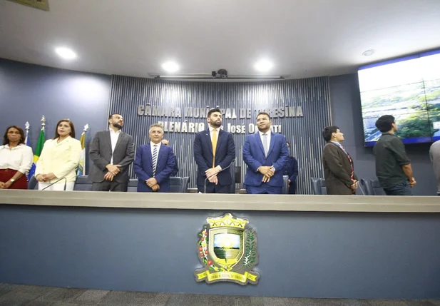 Sessão na Câmara Municipal de Teresina