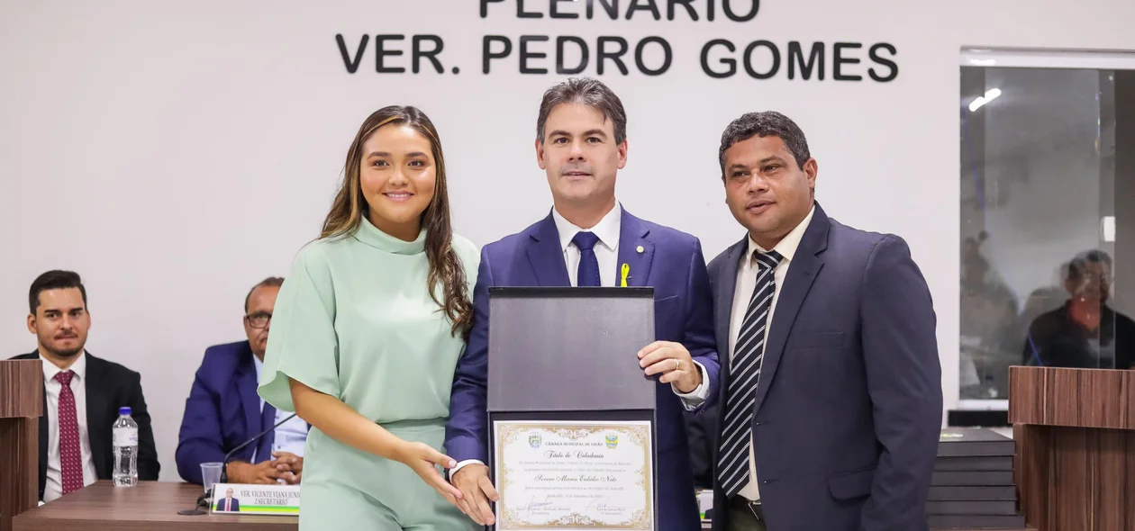 Severo Eulálio recebe Título de Cidadania Unionense em solenidade no aniversário da cidade