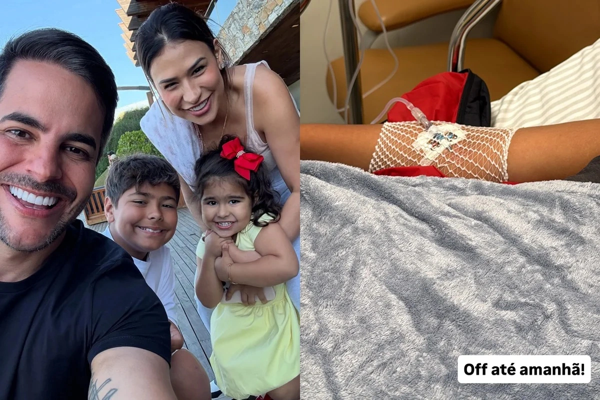 Simone Mendes e família