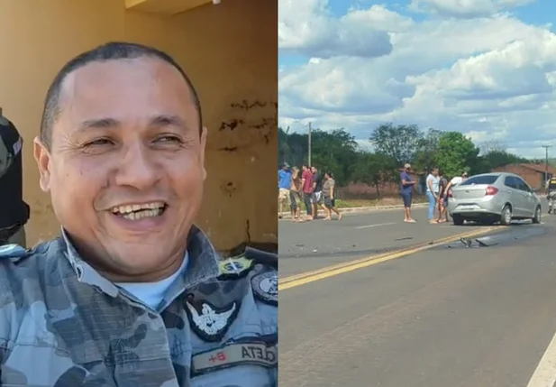Subtenente Coleta morreu após colidir carro contra viatura