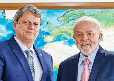 Tarcísio de Freitas e Lula