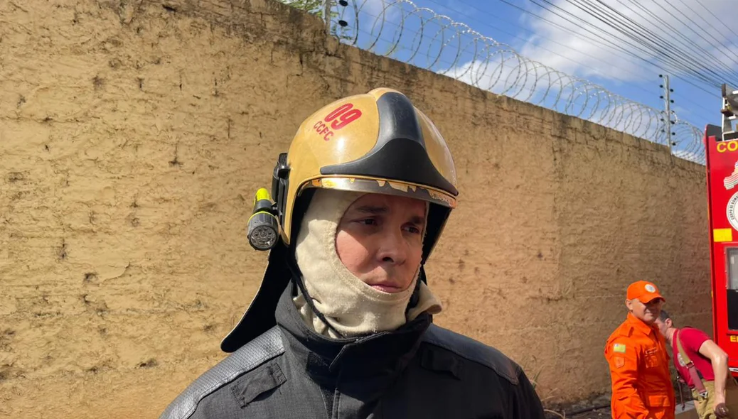 Tenente Isaías Sales, do Corpo de Bombeiros