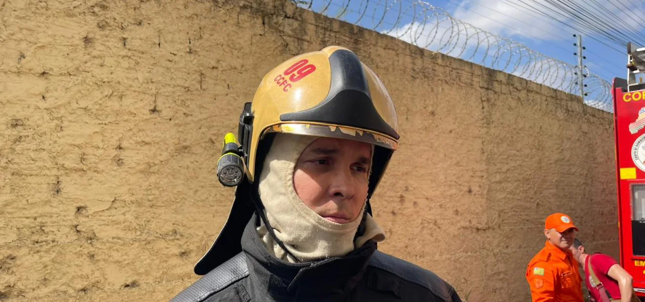 Tenente Isaías Sales, do Corpo de Bombeiros