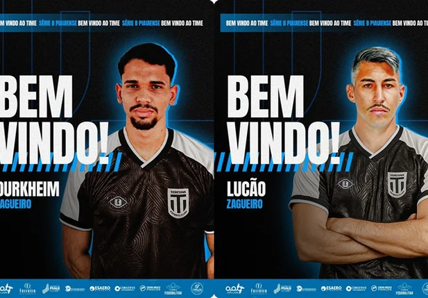 Teresina anuncia Durkheim e Lucão para a Série B