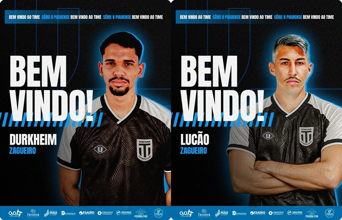Teresina anuncia Durkheim e Lucão para a Série B