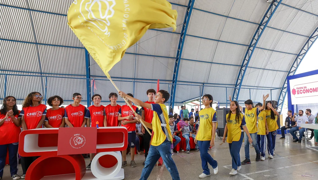 Várias equipes participaram da gincana na Blitz ONEE