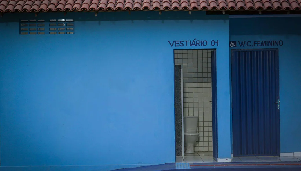 Vestiários foram reformados