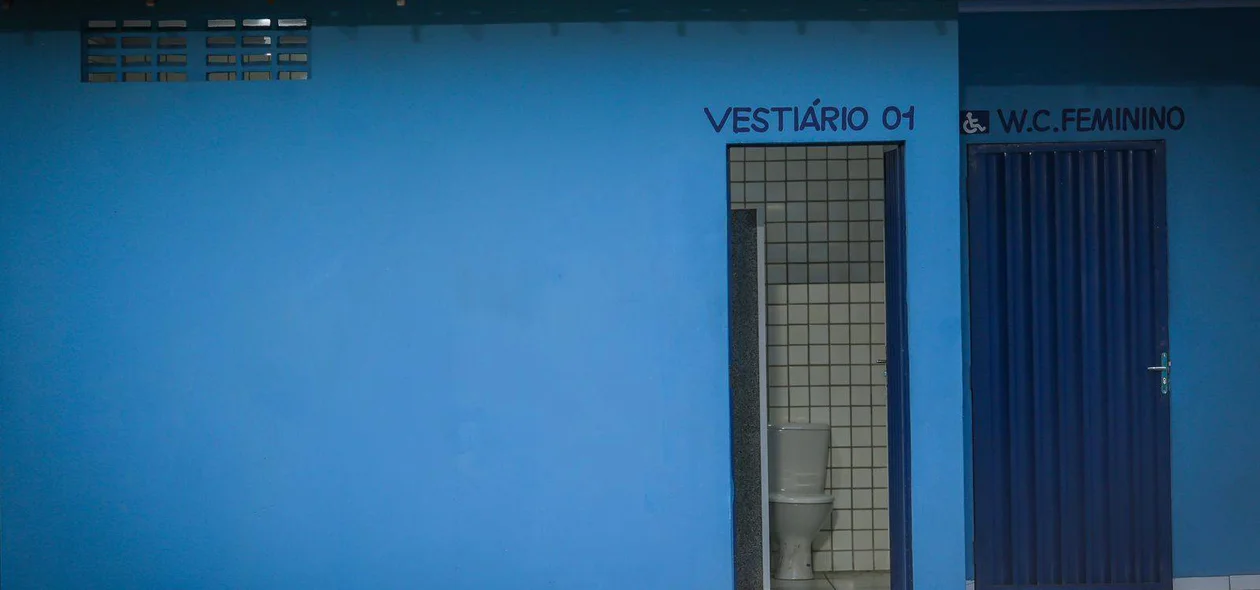 Vestiários foram reformados