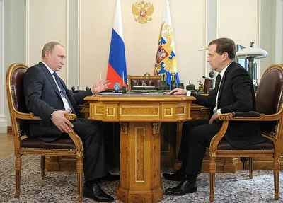 Vladimir Putin e Dmitry Medvedev