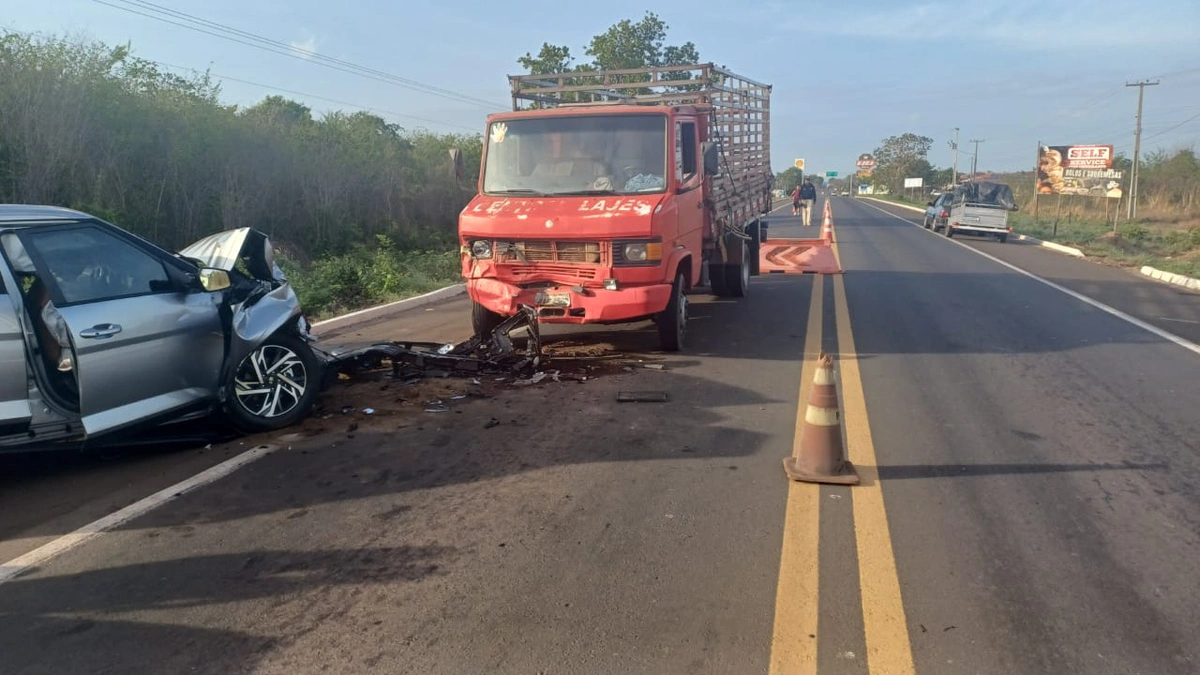 Acidente na BR 343 em Piripiri