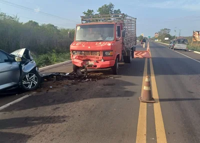Acidente na BR 343 em Piripiri