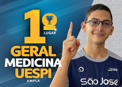 Aluno do São José é 1º lugar em Medicina na UESPI