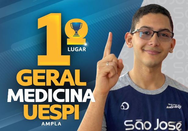 Aluno do São José é 1º lugar em Medicina na UESPI