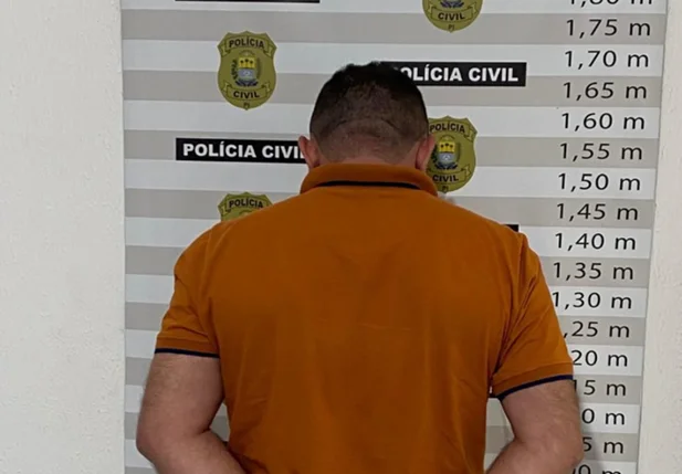 Alvo preso pela equipe do 12º DP de Teresina