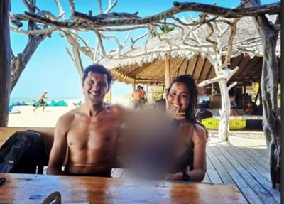 Ana Beatriz Gori e o ex-marido José Alberto Mendes Sampaio