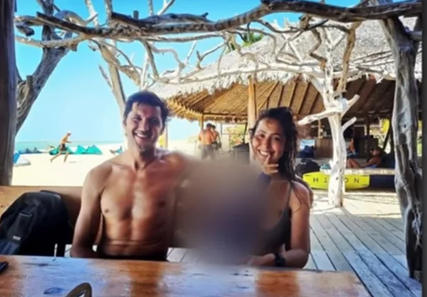 Ana Beatriz Gori e o ex-marido José Alberto Mendes Sampaio