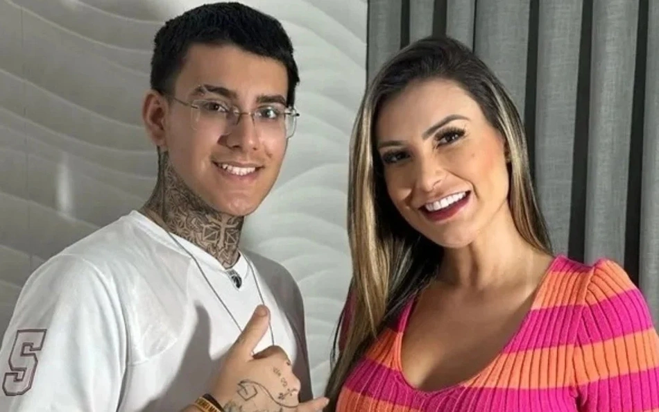 Andressa Urach e o filho, Arthur