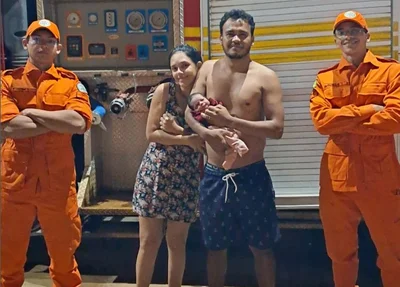 Bombeiros salvam recém-nascida engasgada no Piauí