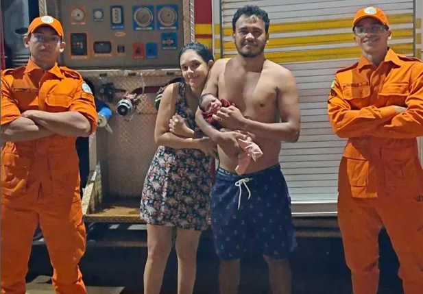 Bombeiros salvam recém-nascida engasgada no Piauí