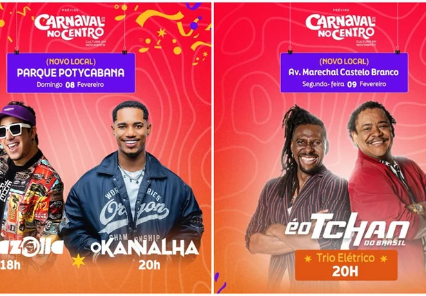 Cartaz divulgado pela Secult