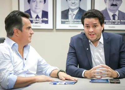 Ciro Nogueira e Pompílio Evaristo se reuniram