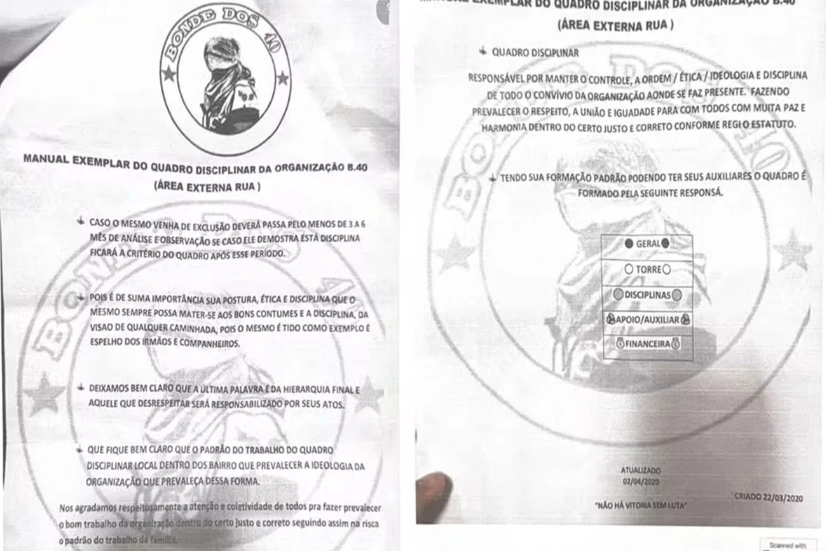 Código de conduta do Bonde dos 40