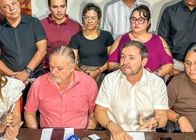 Coletiva de imprensa convocada pelo deputado Fábio Novo