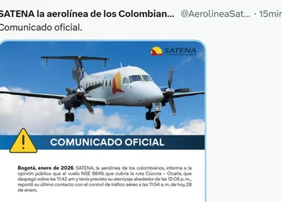 Comunicado oficial da companhia aérea