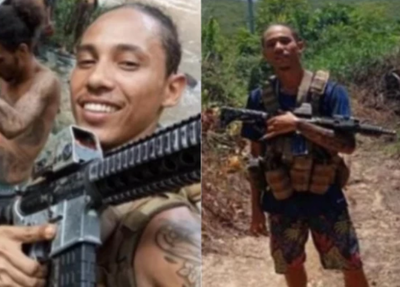 Criminoso morre após granada presa no próprio corpo explodir durante tiroteio na Bahia