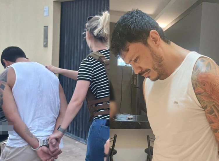 Danny Schroedinger de Carvalho Oliveira, suspeito de agredir a companheira