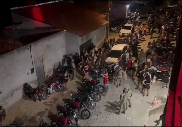 Denarc deflagra operação em baile de reggae na zona sul de Teresina