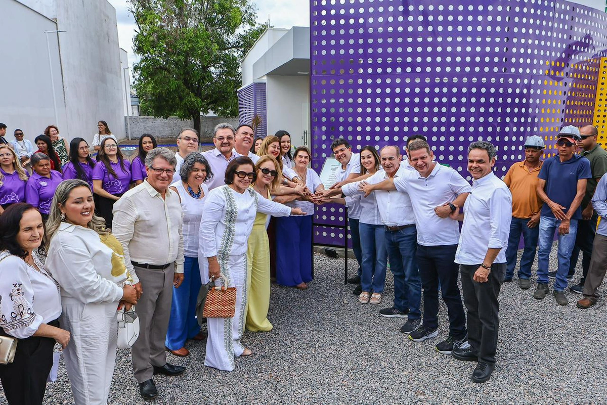 Deputado Firmino Paulo acompanha Rafael Fonteles em agenda de inaugurações
