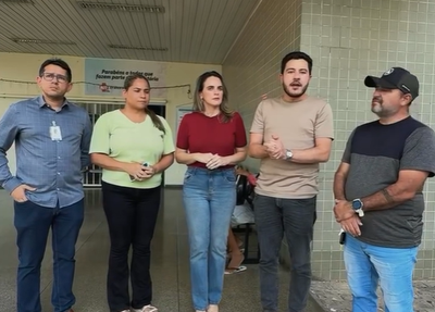 Deputado Jadyel Alencar visita HUT após denúncias sobre presença de animais na unidade de saúde