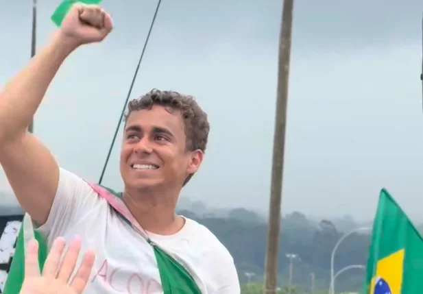 Deputado Nikolas Ferreira em manifestação